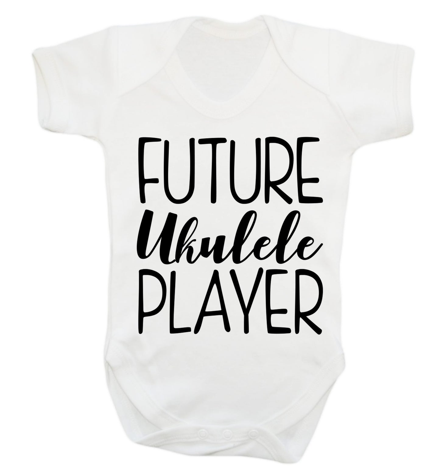Future ukulele player Baby Vest white 18-24 months