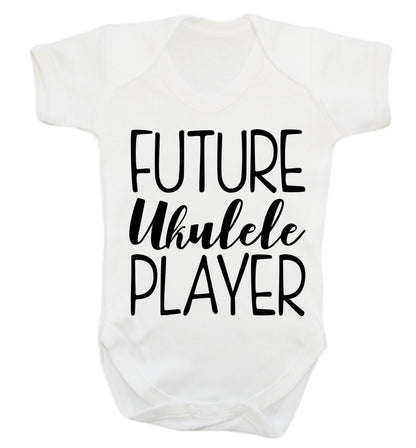 Future ukulele player Baby Vest white 18-24 months
