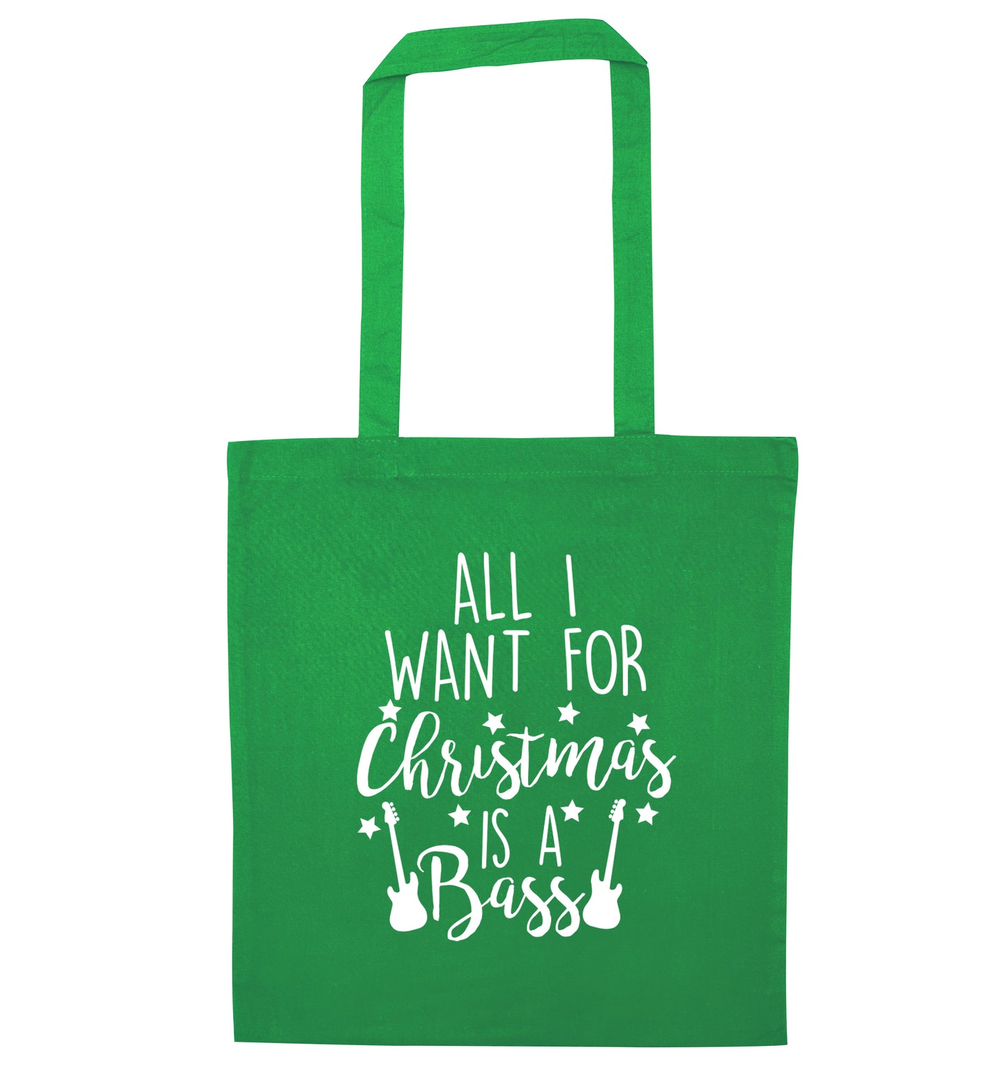 All I want for Christmas is a bass green tote bag