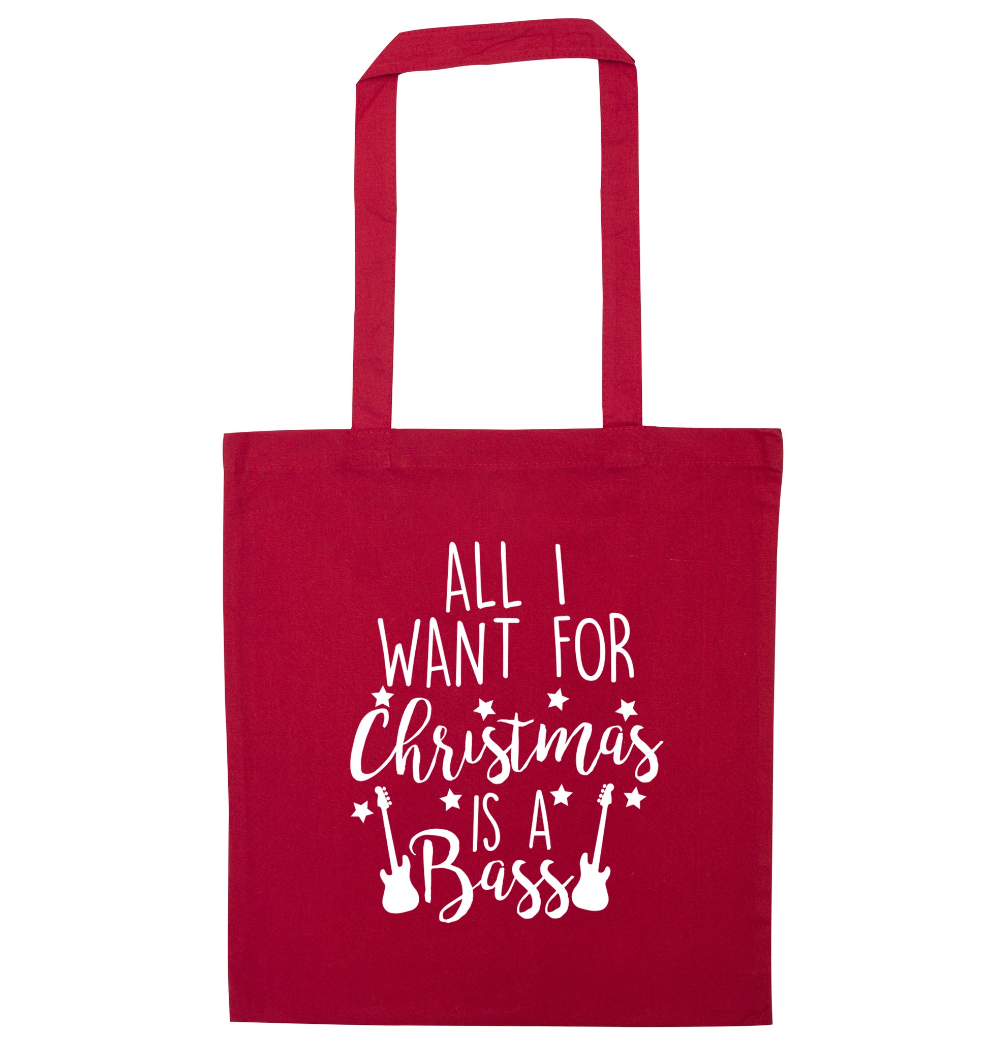 All I want for Christmas is a bass red tote bag