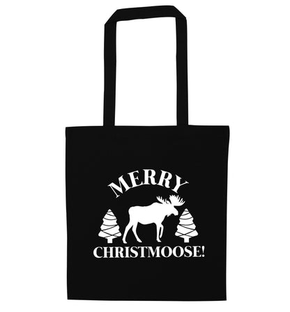 Merry Christmoose black tote bag