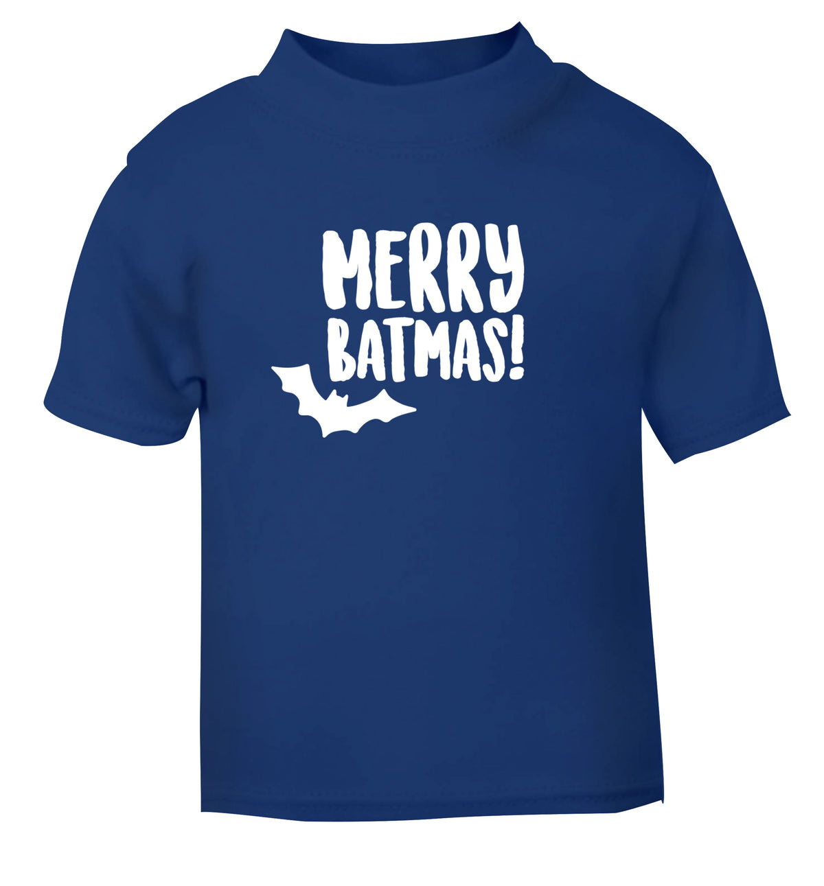 Merry Batmas blue Baby Toddler Tshirt 2 Years
