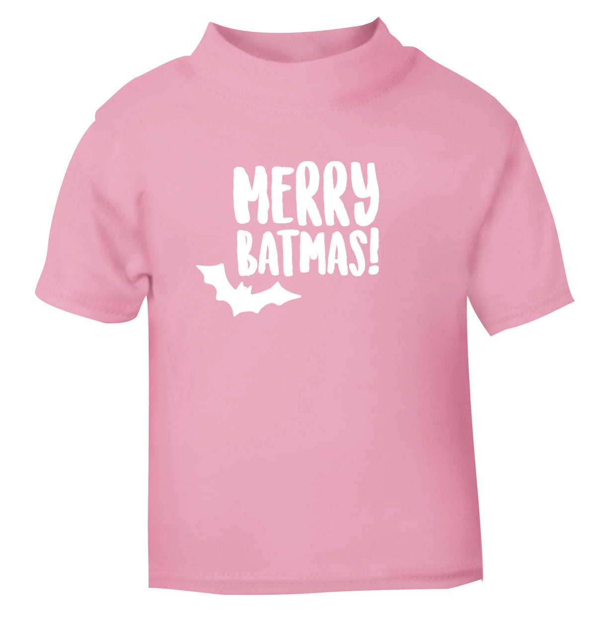 Merry Batmas light pink Baby Toddler Tshirt 2 Years