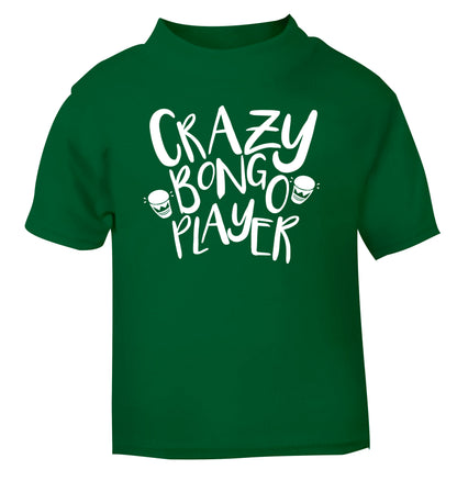 Crazy bongo player green Baby Toddler Tshirt 2 Years