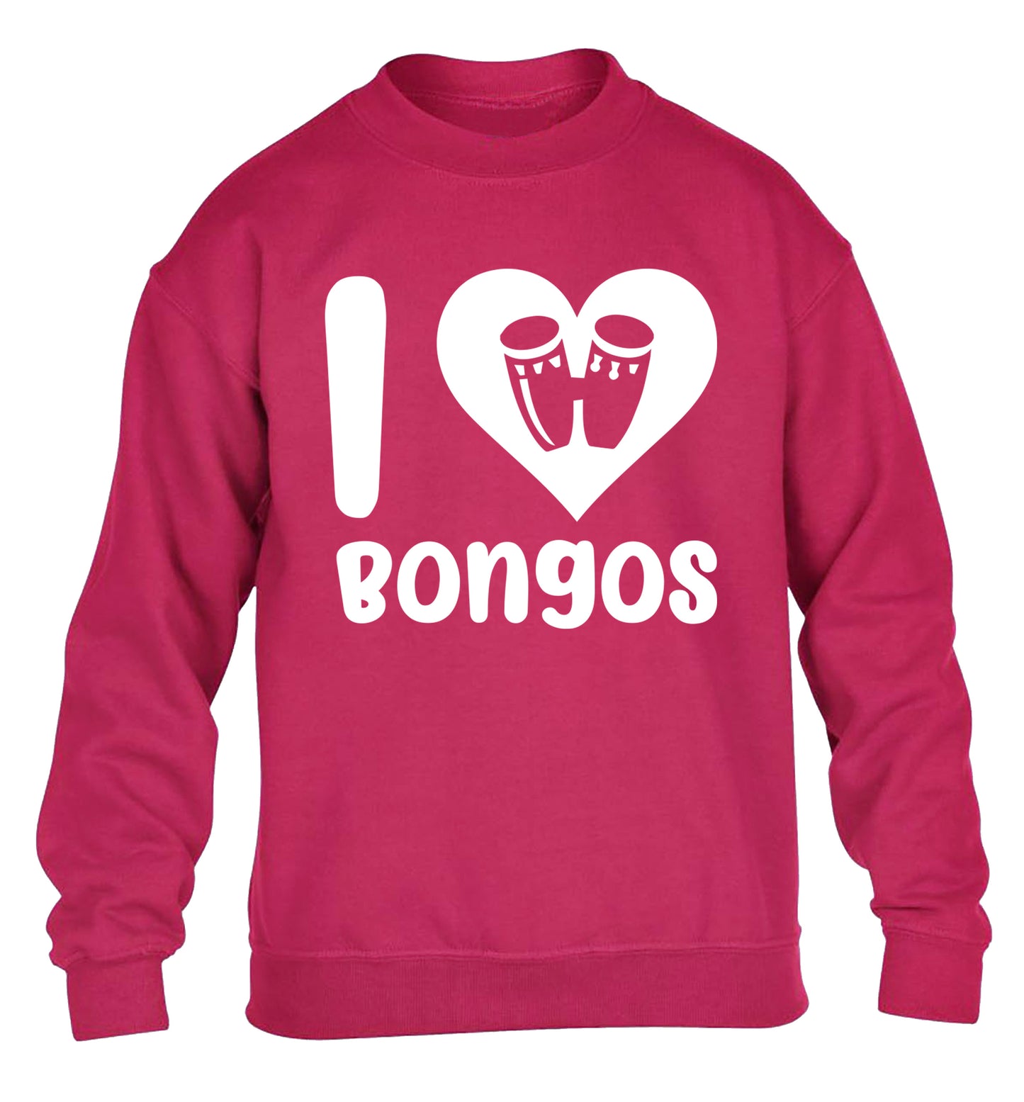 I love bongos children's pink sweater 12-14 Years