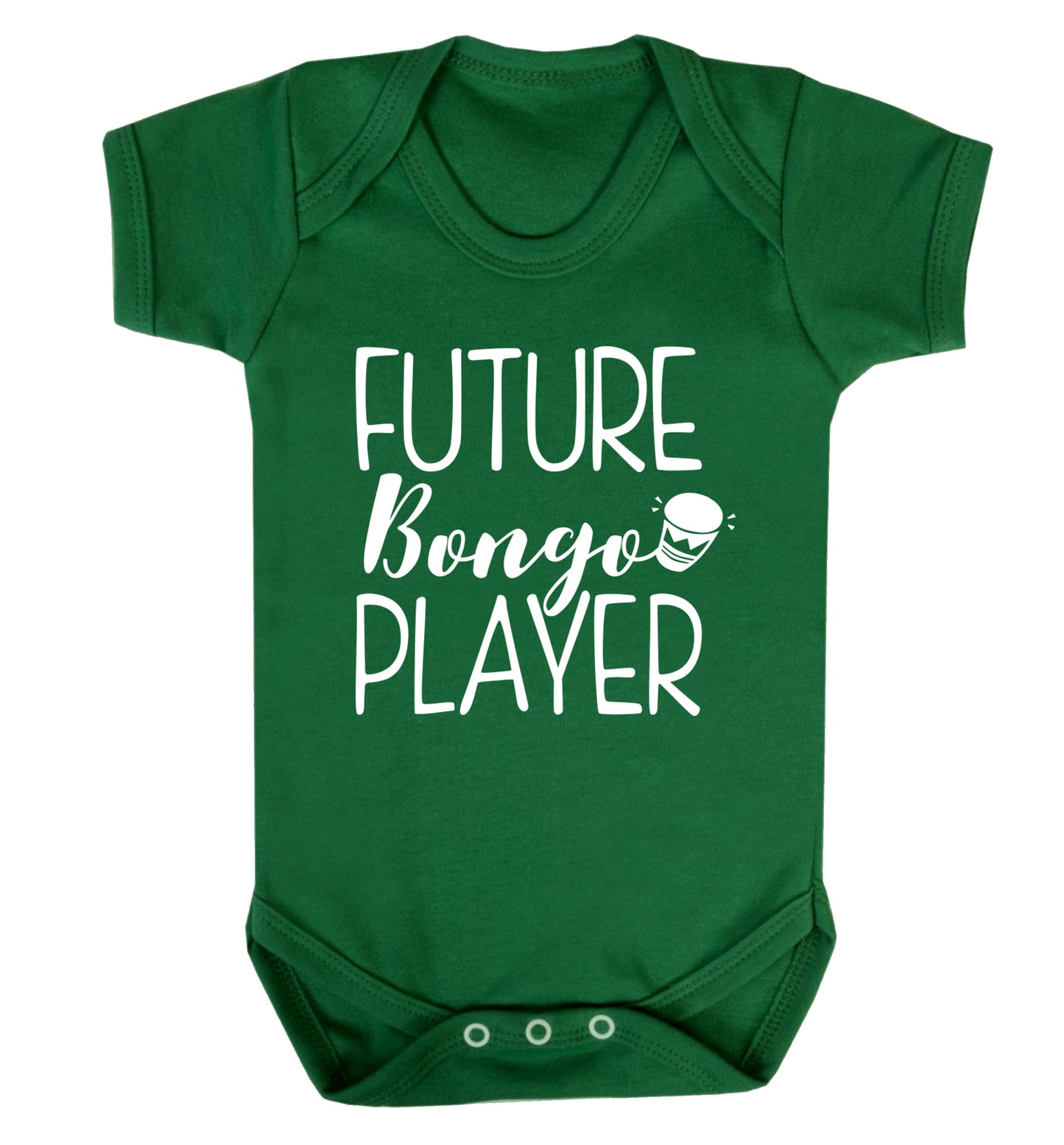 Future bongo player Baby Vest green 18-24 months