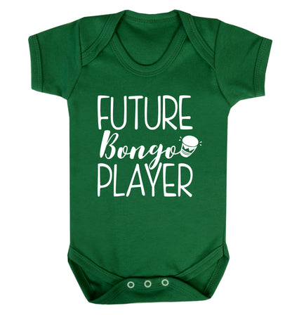 Future bongo player Baby Vest green 18-24 months