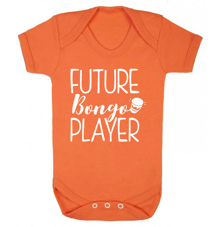 Future bongo player Baby Vest orange 18-24 months