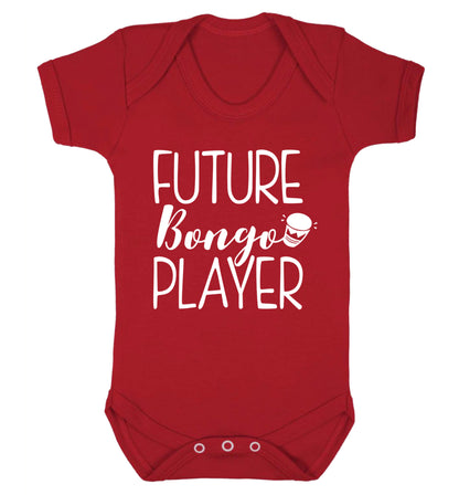 Future bongo player Baby Vest red 18-24 months