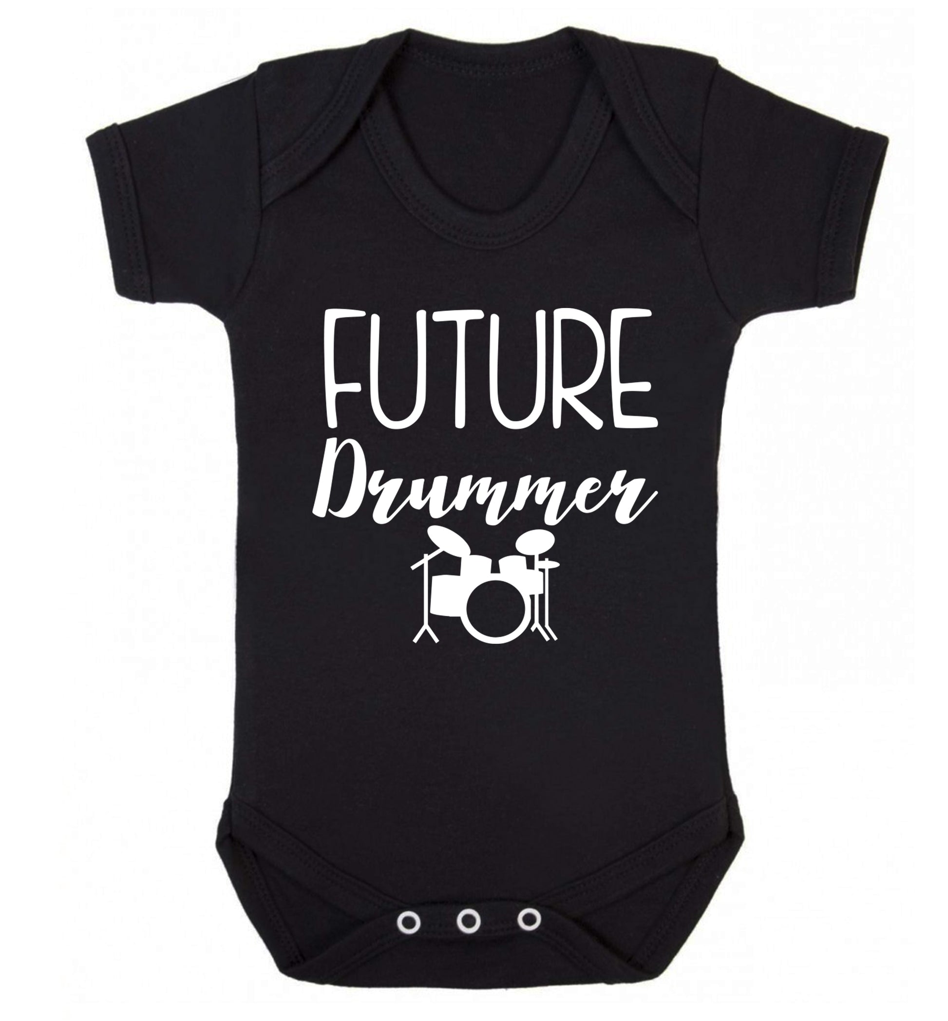 Future drummer Baby Vest black 18-24 months