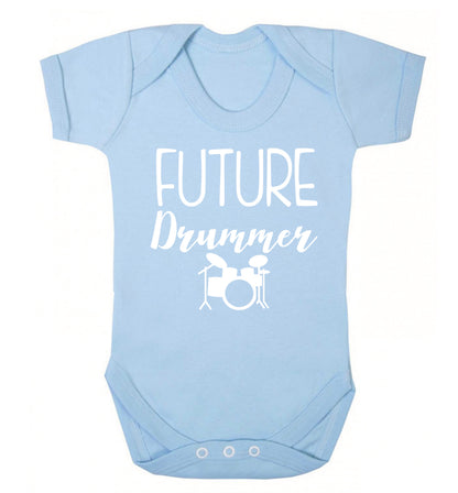 Future drummer Baby Vest pale blue 18-24 months