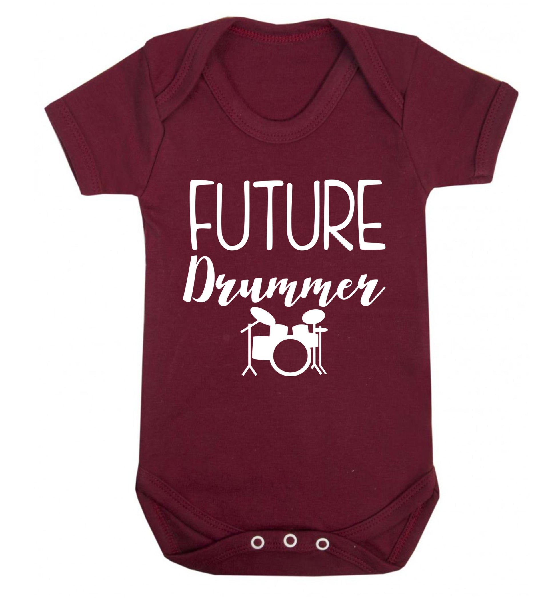 Future drummer Baby Vest maroon 18-24 months