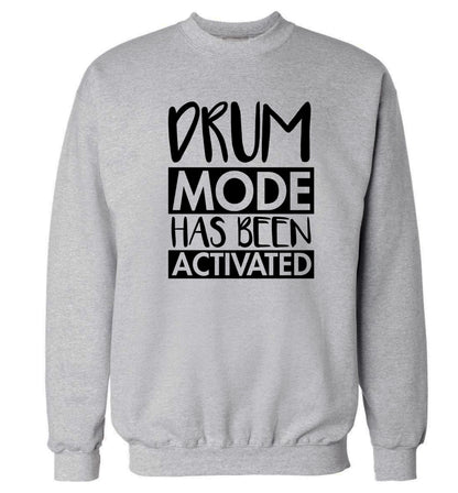 Drum mode activated Adult's unisexgrey Sweater 2XL