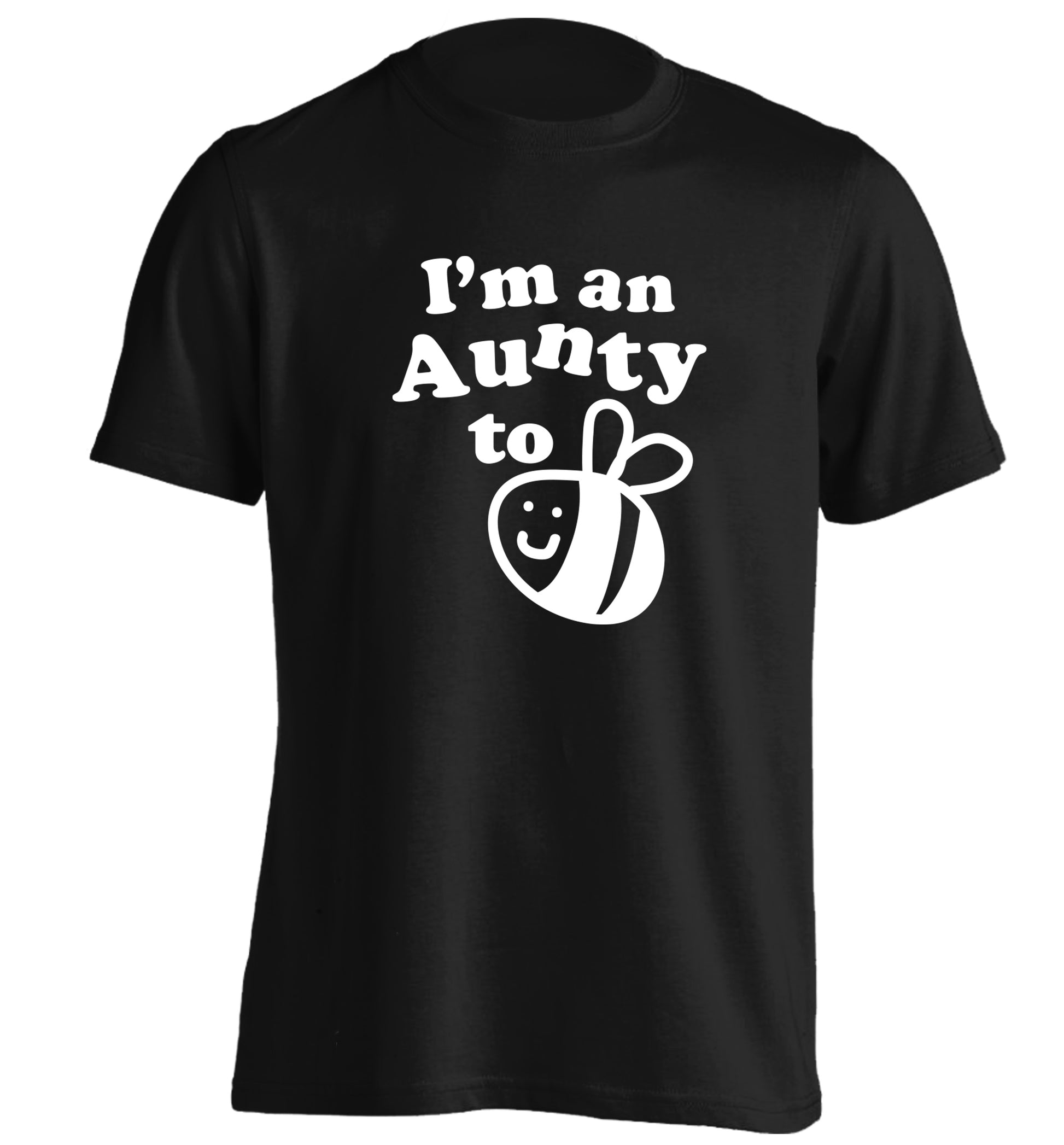 I'm an aunty to be adults unisex black Tshirt 2XL