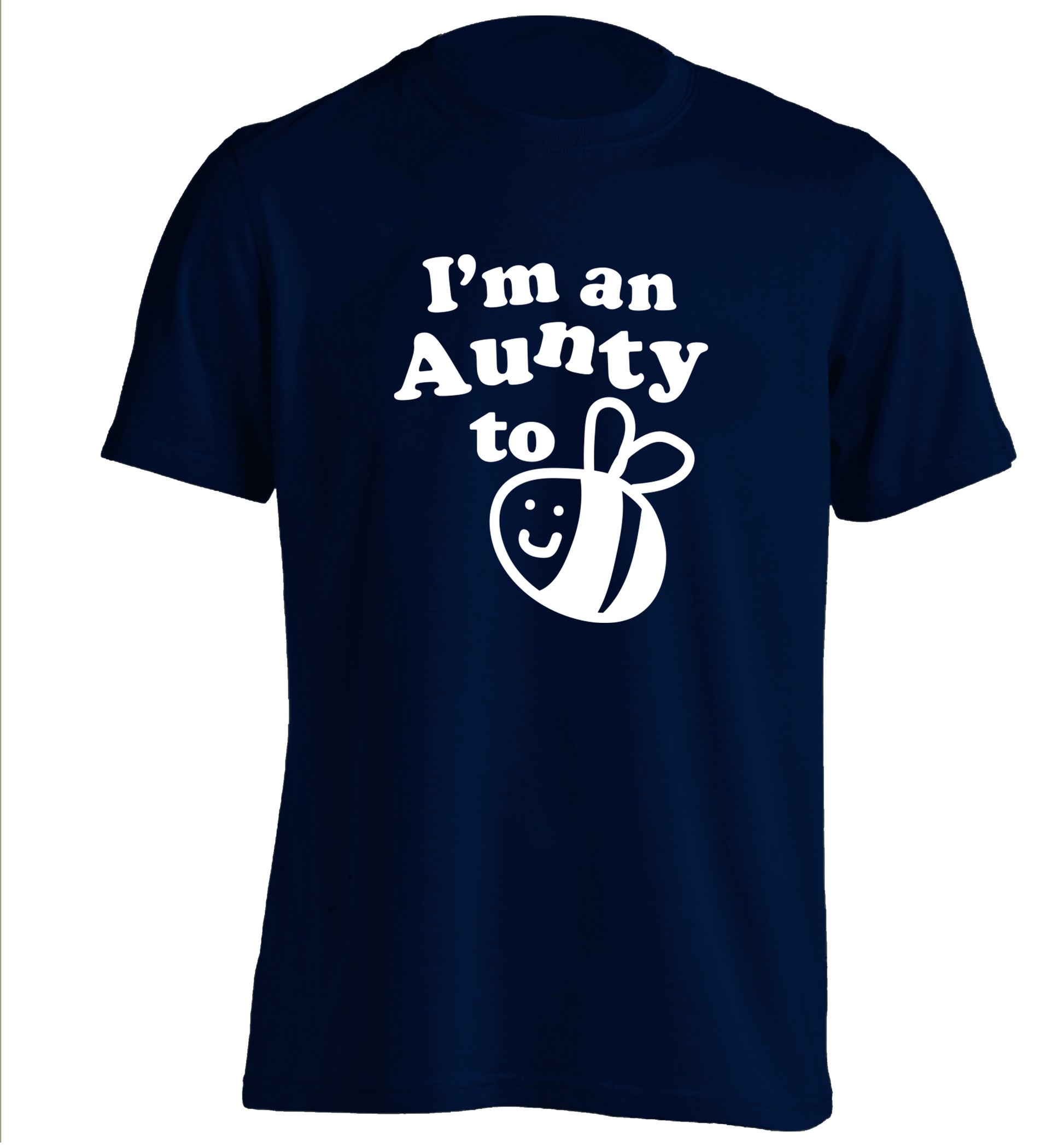 I'm an aunty to be adults unisex navy Tshirt 2XL