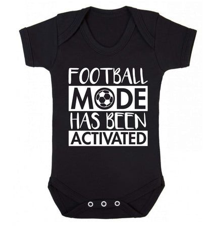 Football mode has been activated Baby Vest black 18-24 months