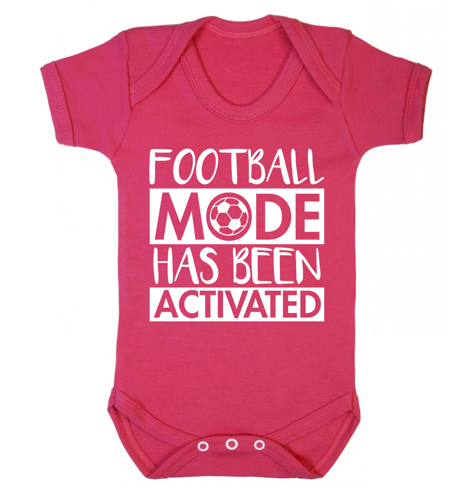 Football mode has been activated Baby Vest dark pink 18-24 months