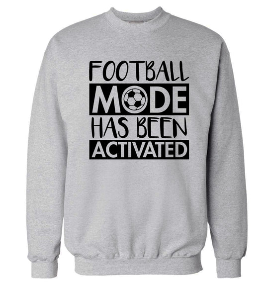 Football mode has been activated Adult's unisexgrey Sweater 2XL