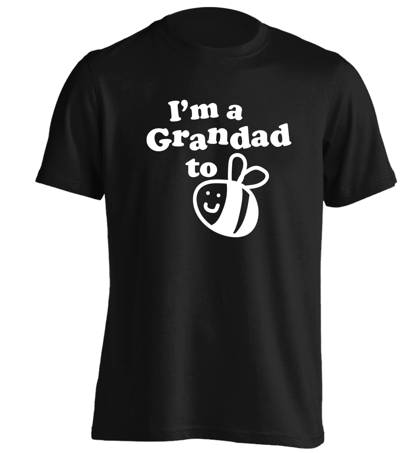 I'm a grandad to be adults unisex black Tshirt 2XL