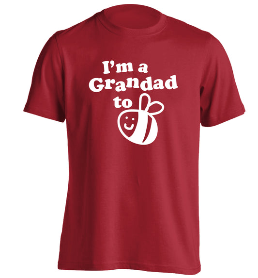 I'm a grandad to be adults unisex red Tshirt 2XL