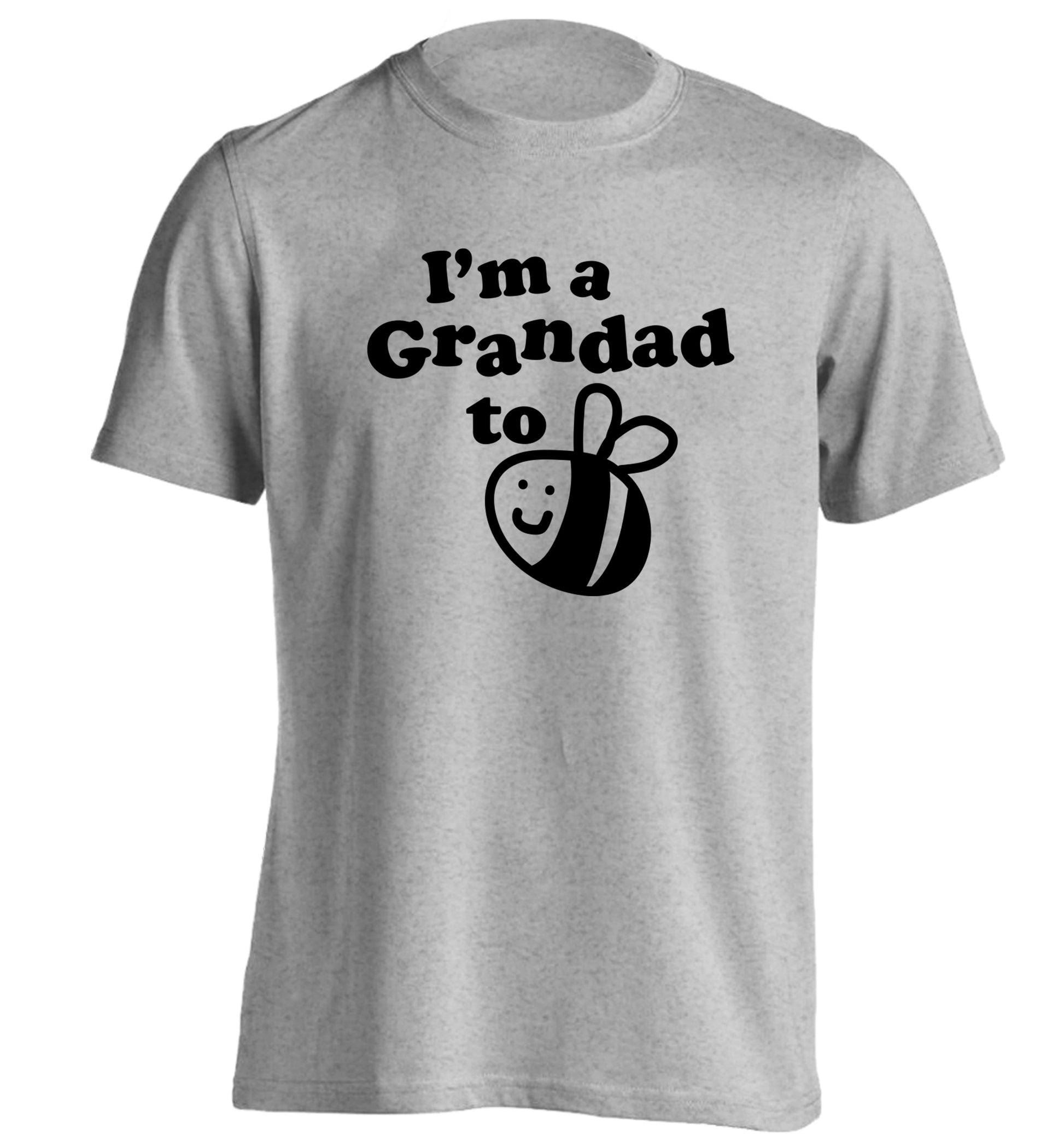 I'm a grandad to be adults unisex grey Tshirt 2XL