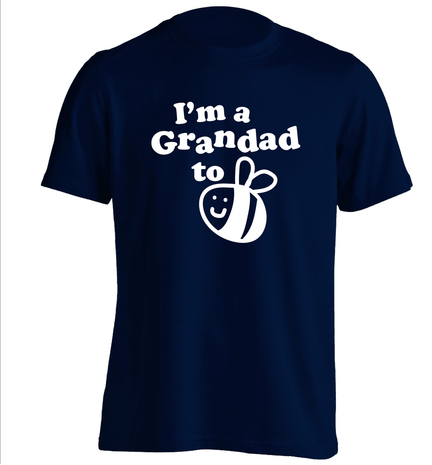 I'm a grandad to be adults unisex navy Tshirt 2XL