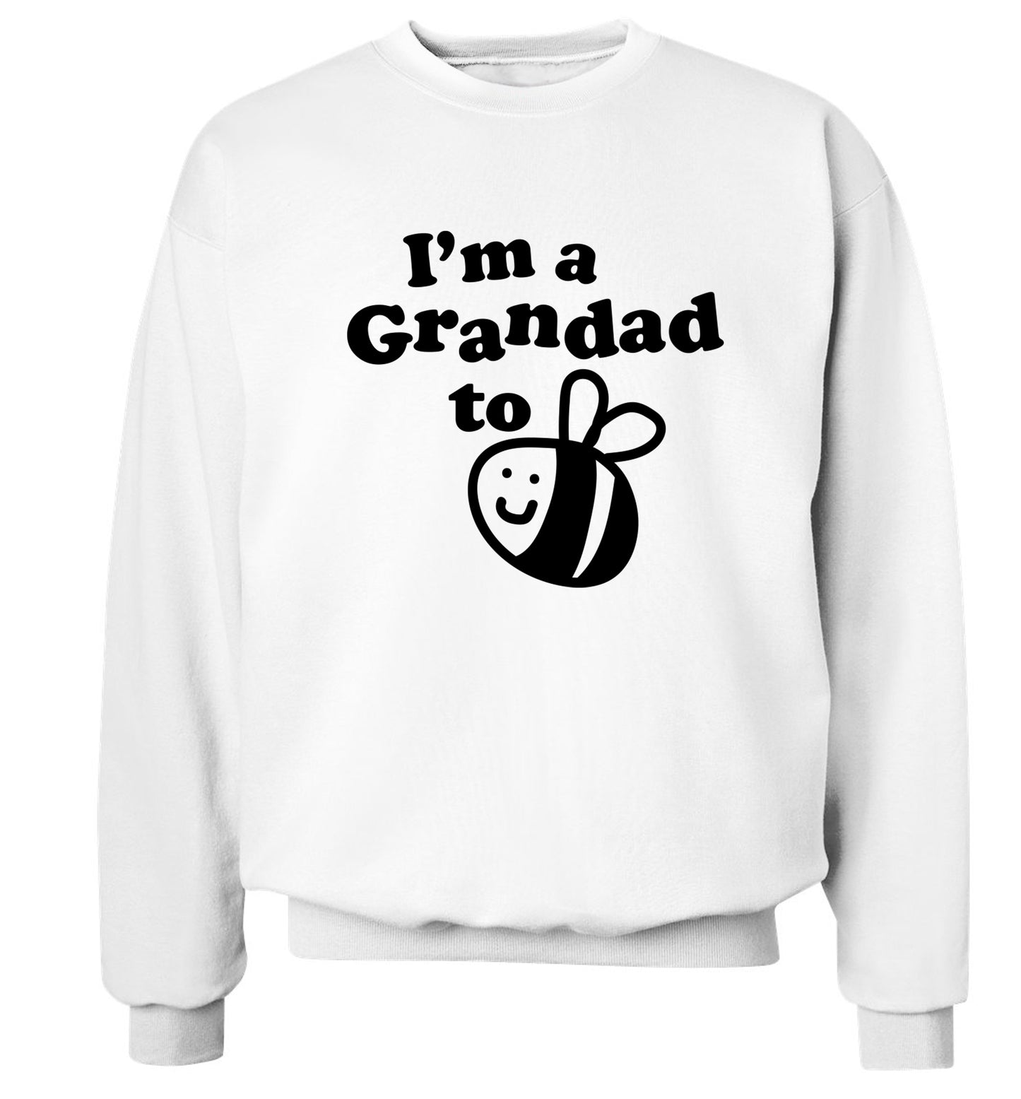 I'm a grandad to be Adult's unisex white Sweater 2XL