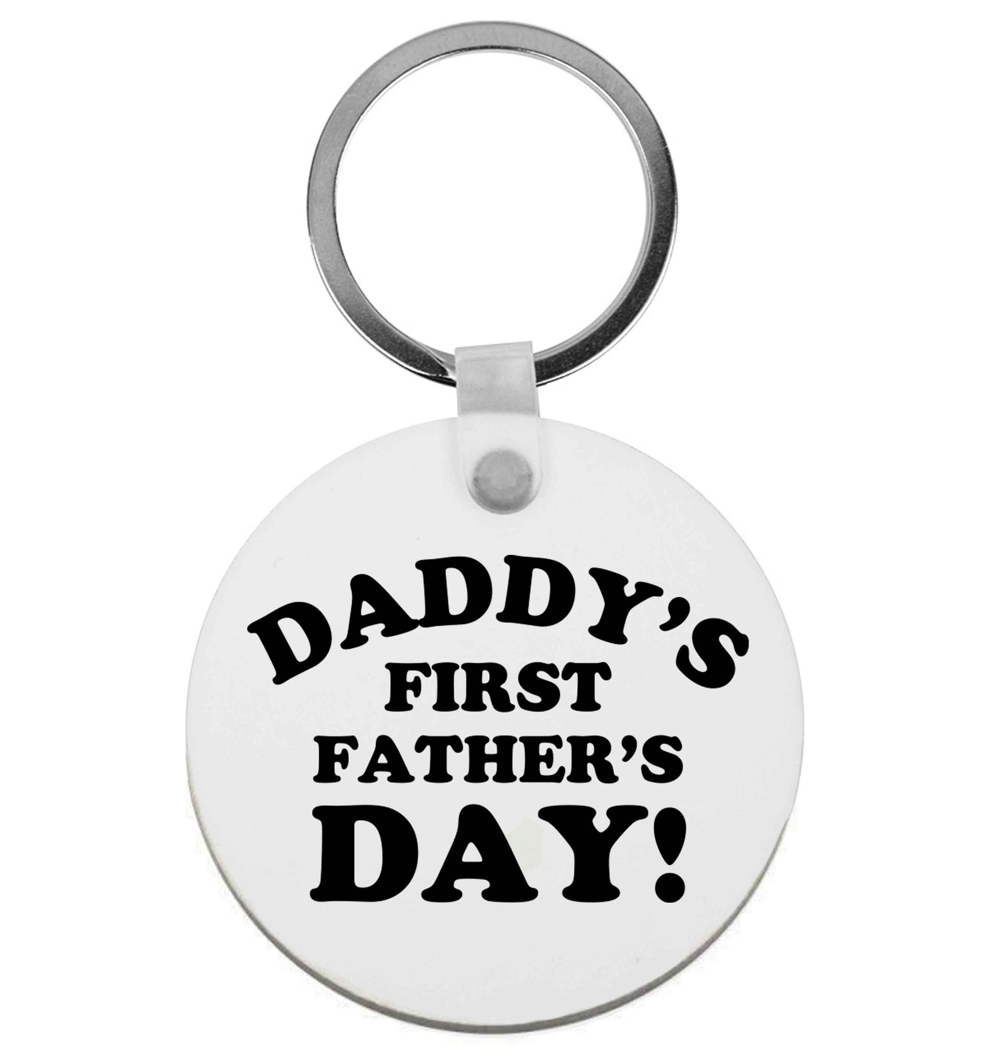 Daddy's first father's day | Keyring