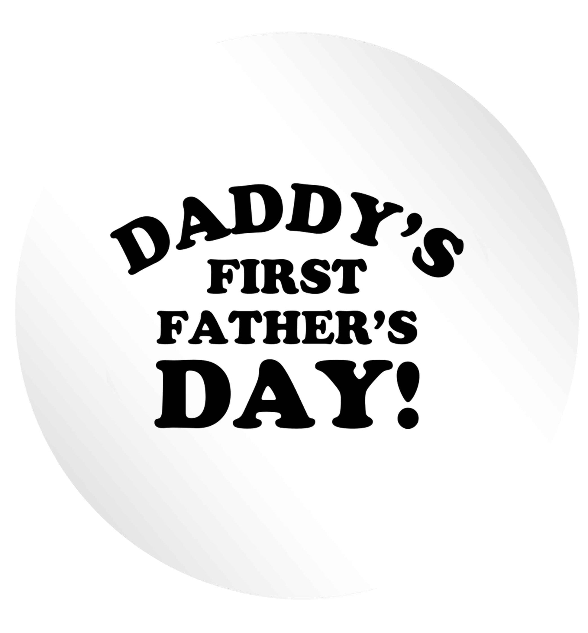 Daddy's first father's day 24 @ 45mm matt circle stickers