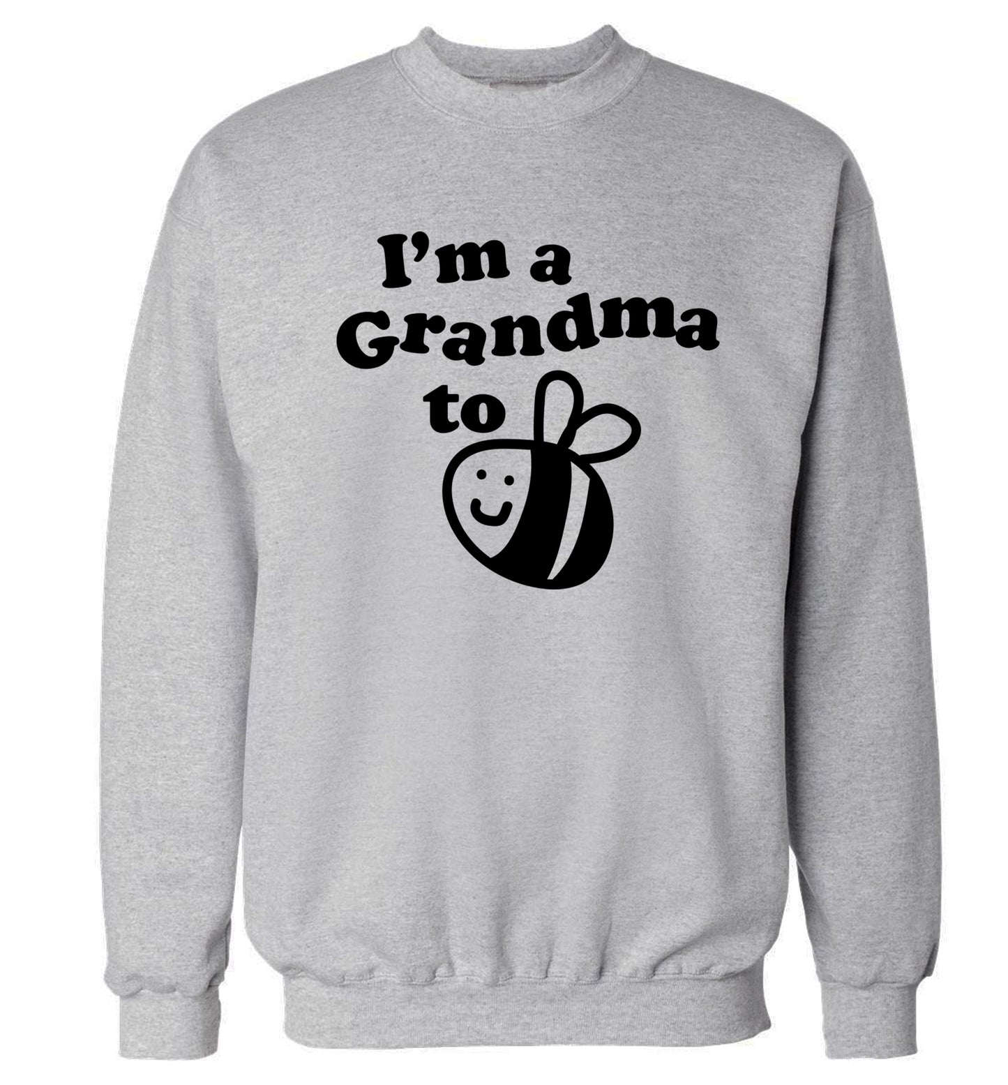 I'm a grandma to be Adult's unisex grey Sweater 2XL
