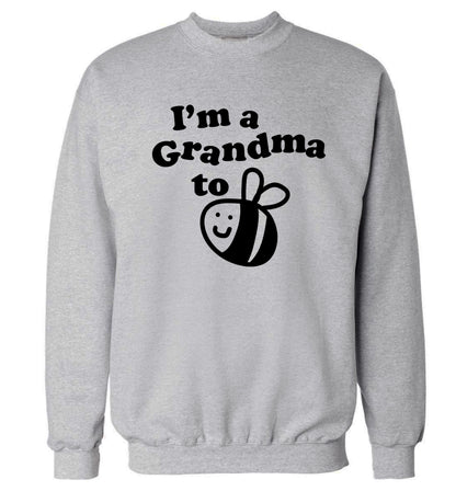 I'm a grandma to be Adult's unisex grey Sweater 2XL
