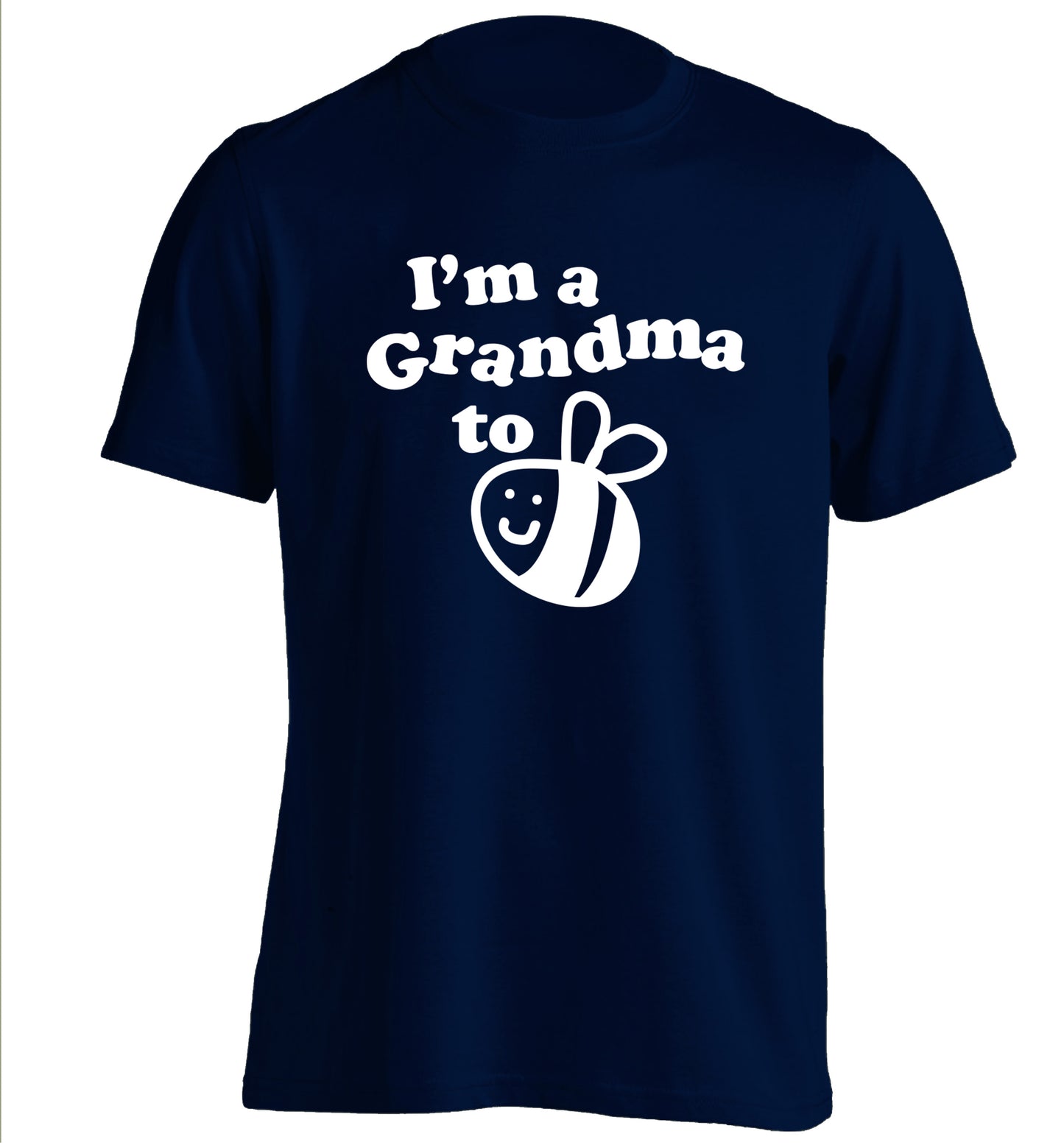 I'm a grandma to be adults unisex navy Tshirt 2XL