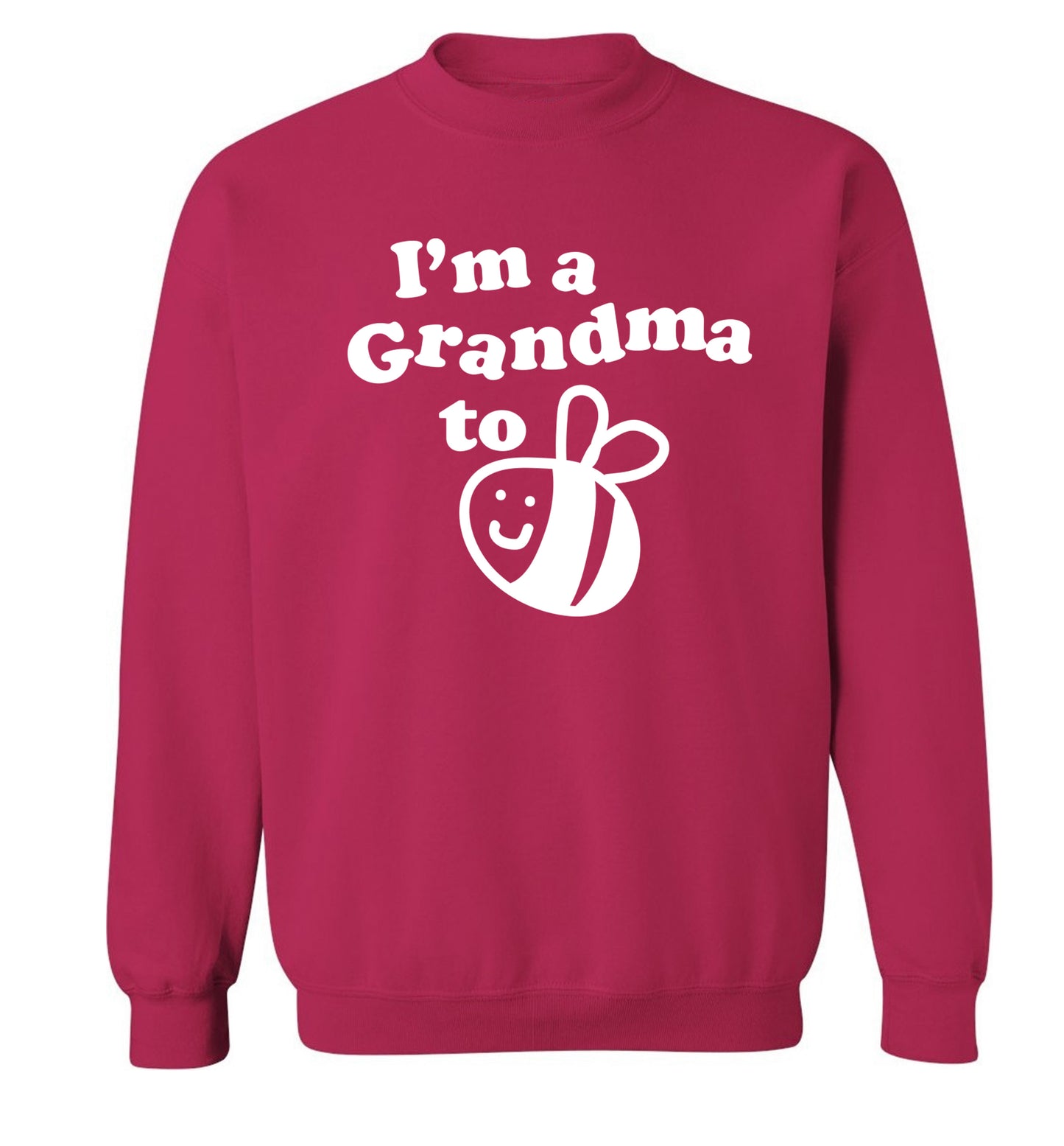 I'm a grandma to be Adult's unisex pink Sweater 2XL