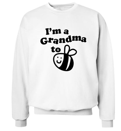 I'm a grandma to be Adult's unisex white Sweater 2XL