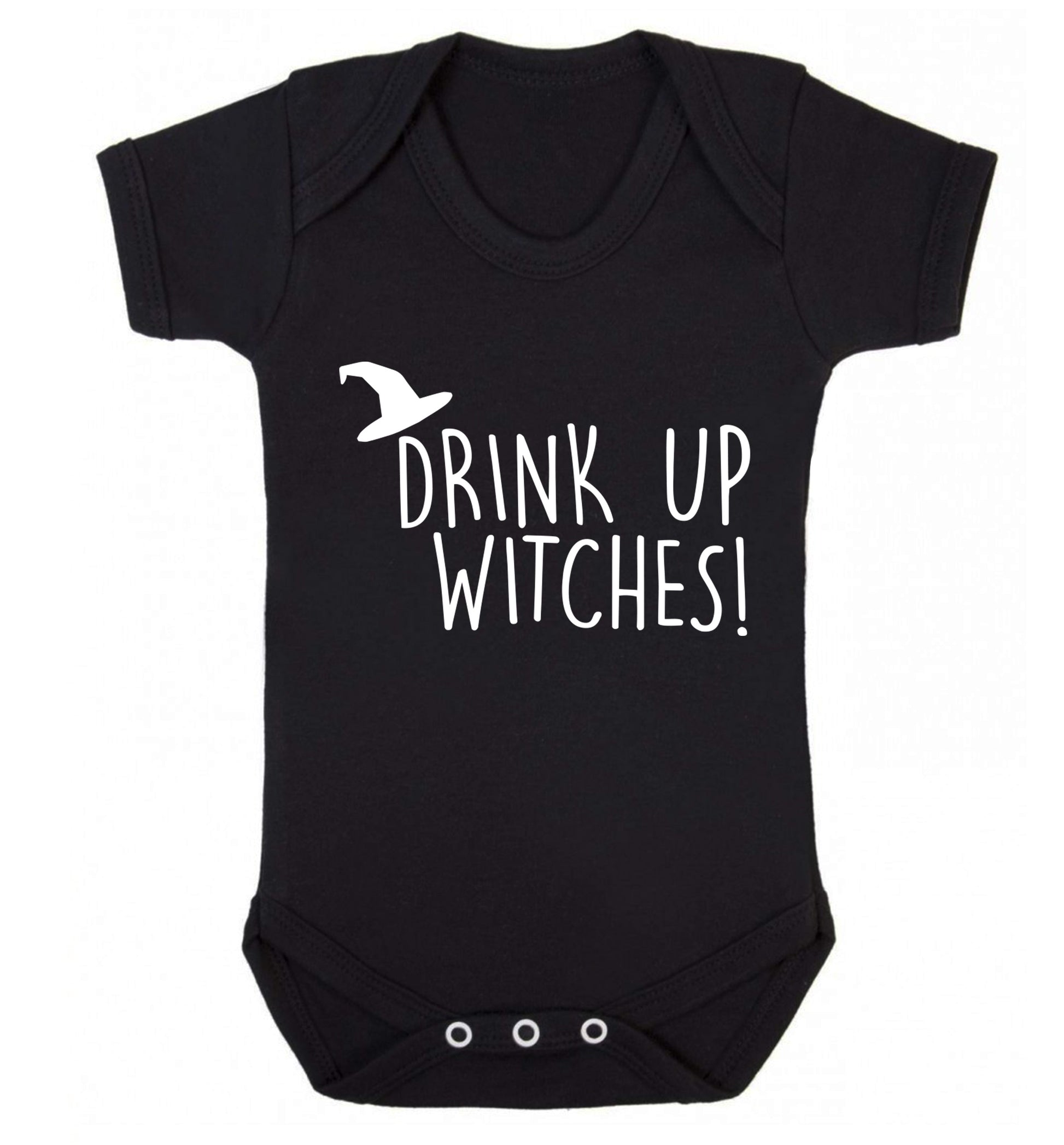 Drink up witches Baby Vest black 18-24 months