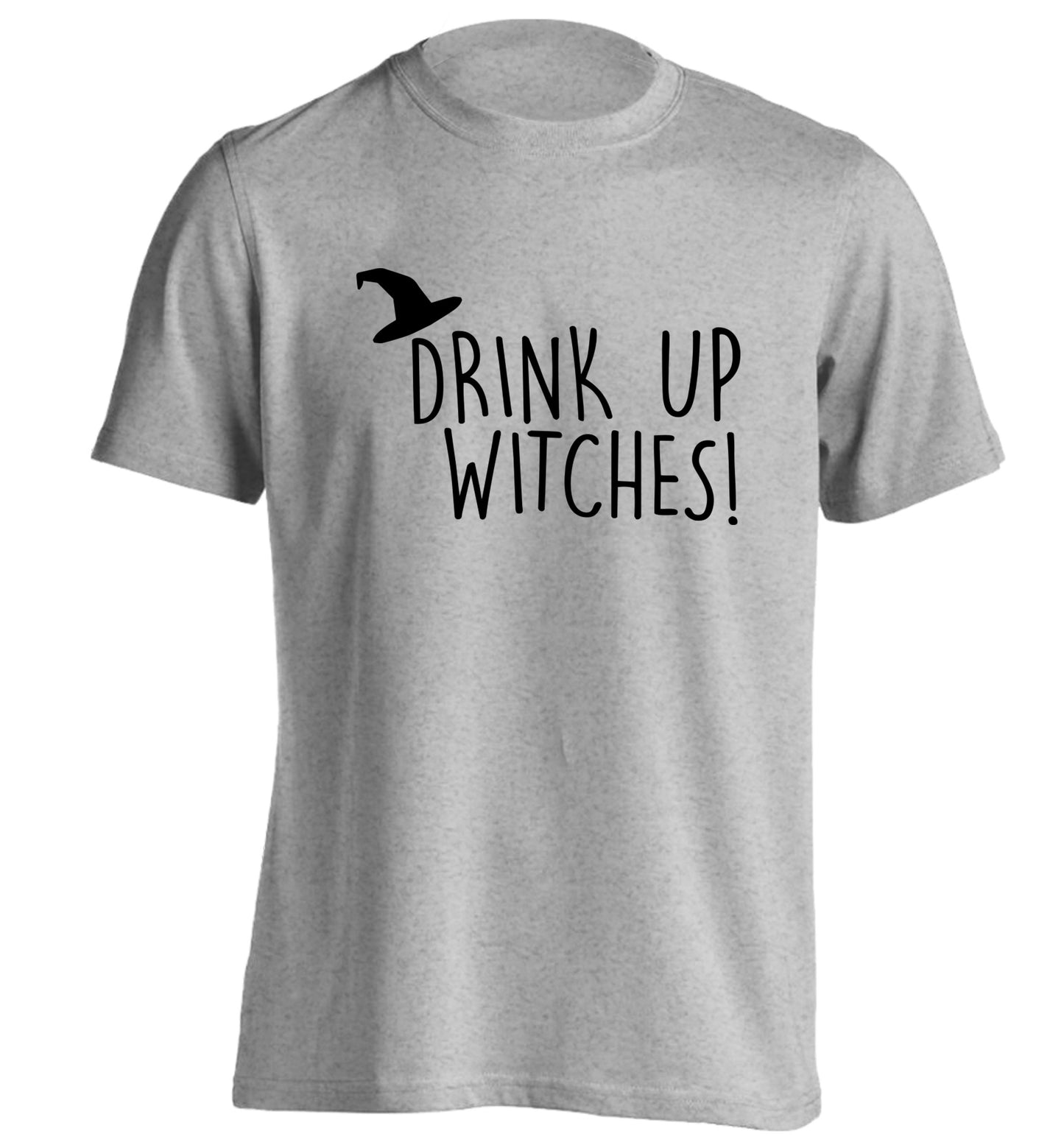 Drink up witches adults unisex grey Tshirt 2XL