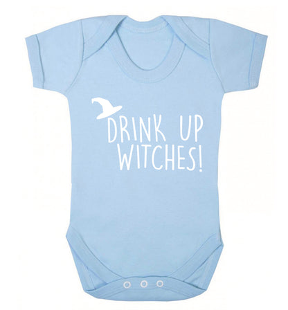 Drink up witches Baby Vest pale blue 18-24 months