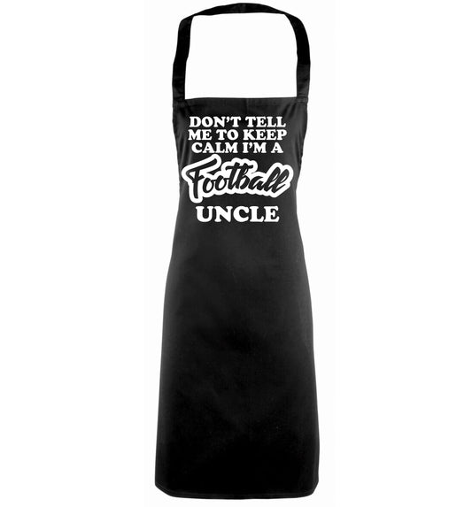 Worlds most amazing football uncle black apron