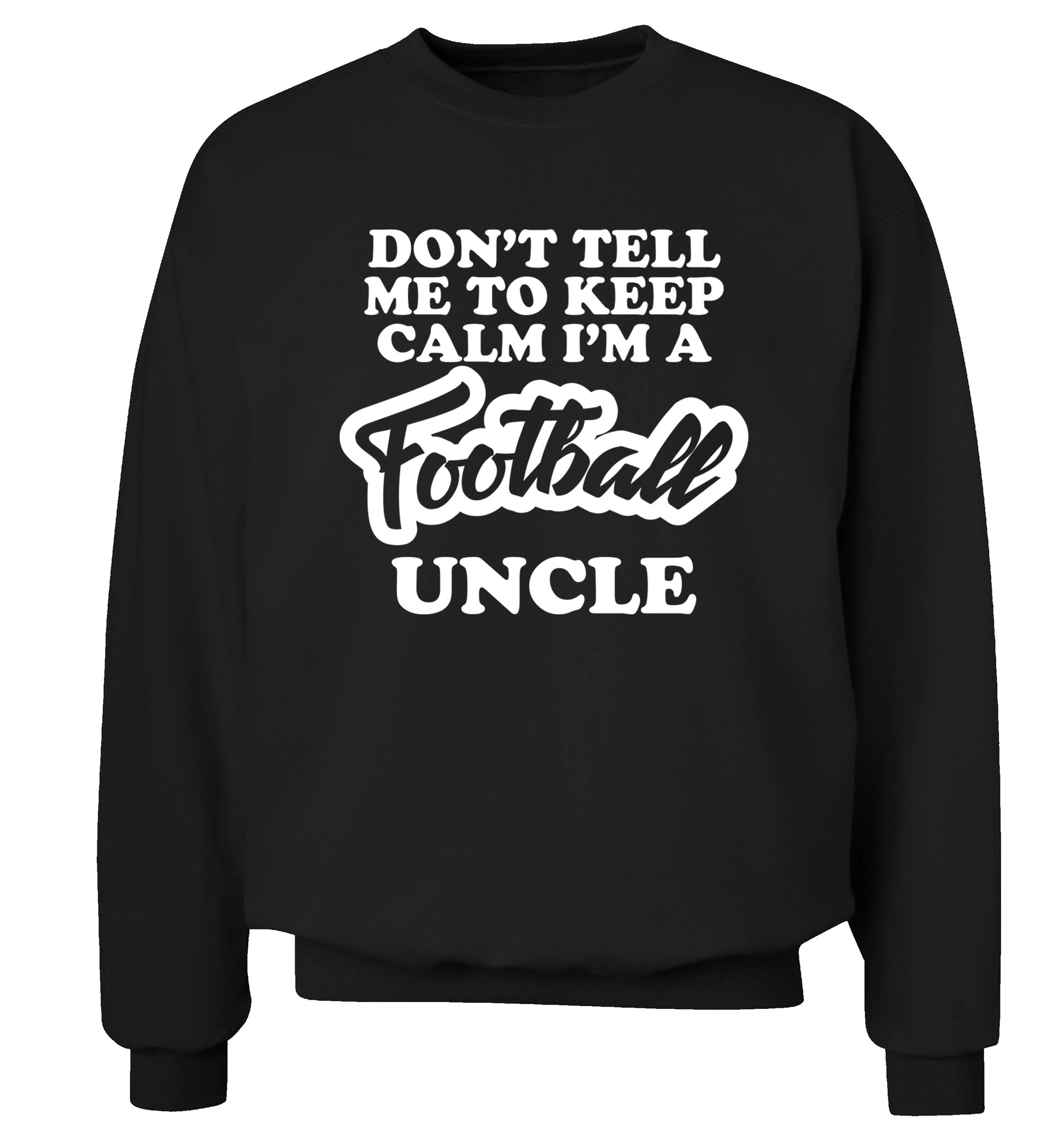 Worlds most amazing football uncle Adult's unisexblack Sweater 2XL
