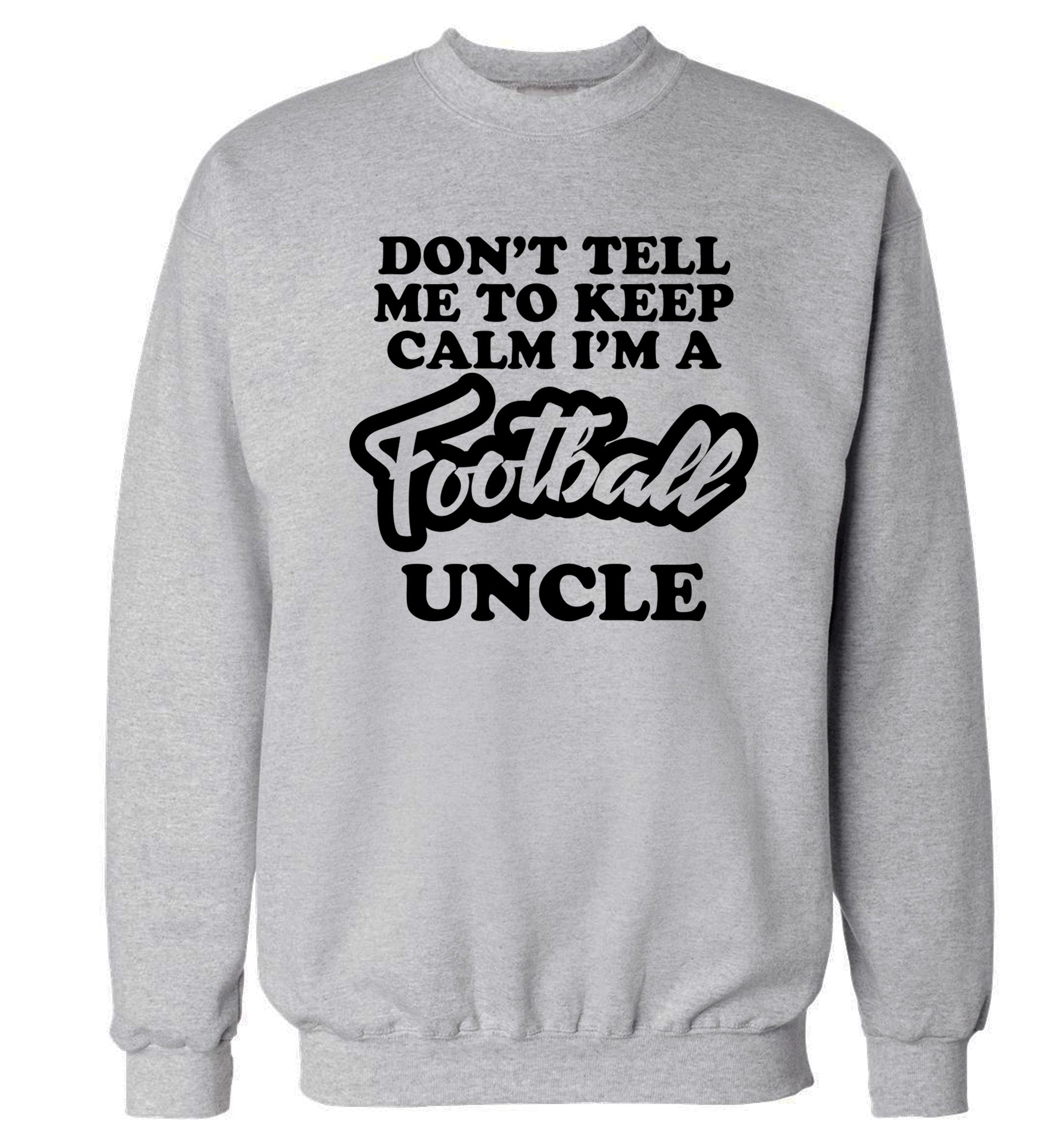 Worlds most amazing football uncle Adult's unisexgrey Sweater 2XL
