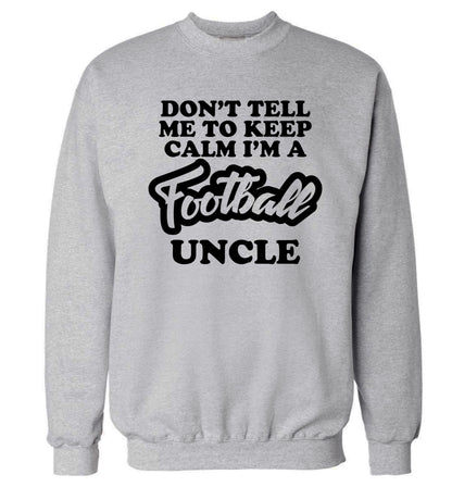 Worlds most amazing football uncle Adult's unisexgrey Sweater 2XL