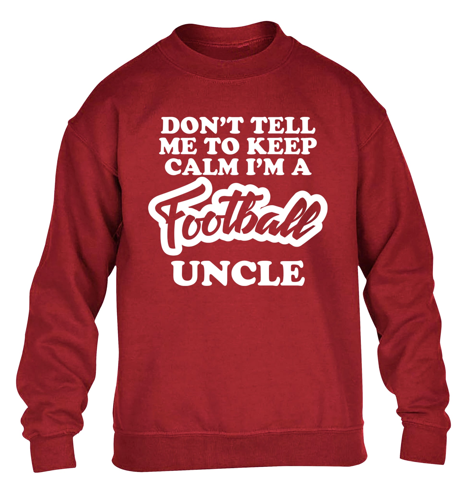 Worlds most amazing football uncle children's grey sweater 12-14 Years