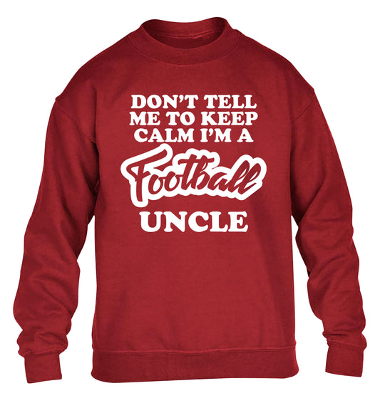 Worlds most amazing football uncle children's grey sweater 12-14 Years