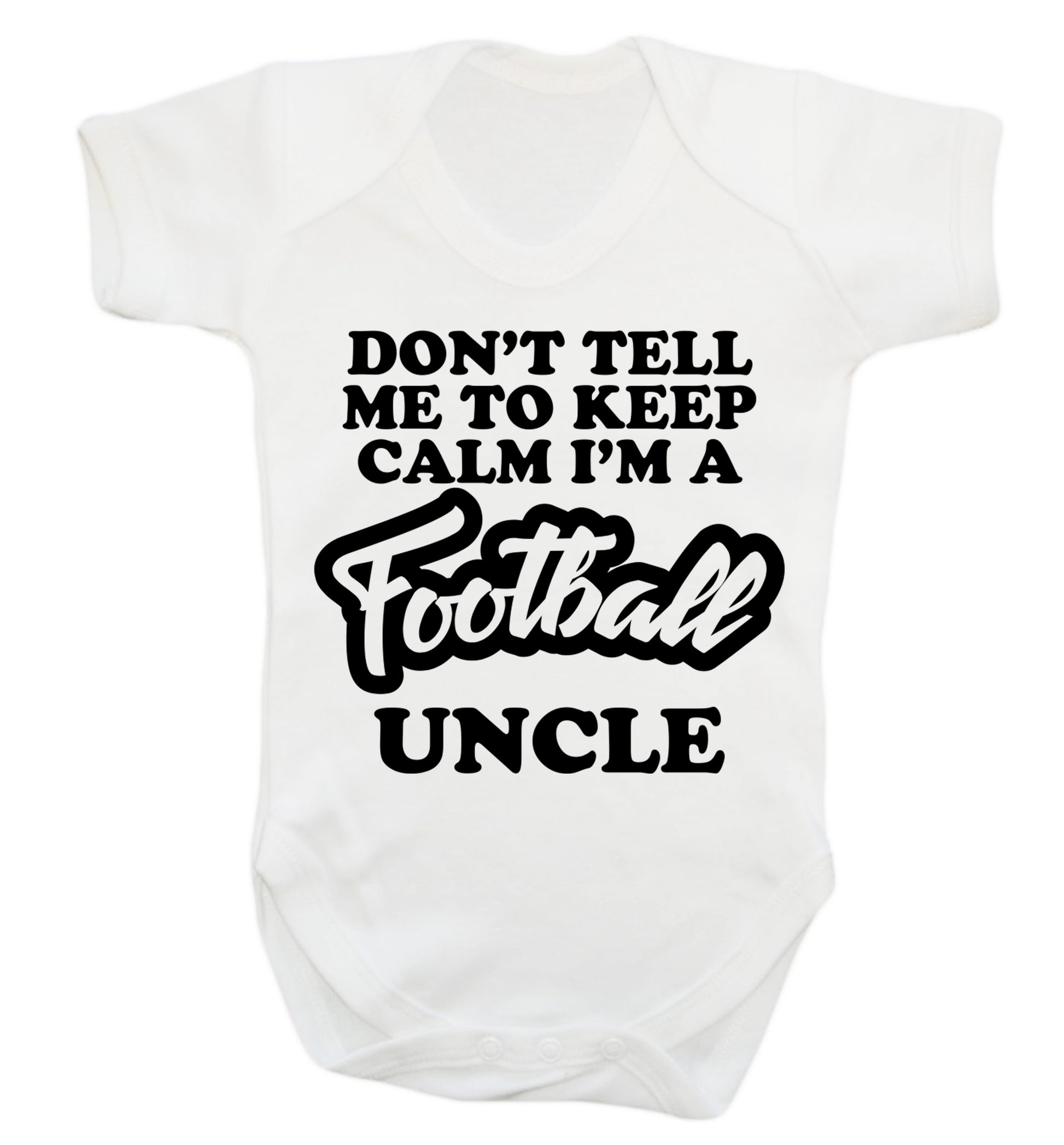Worlds most amazing football uncle Baby Vest white 18-24 months