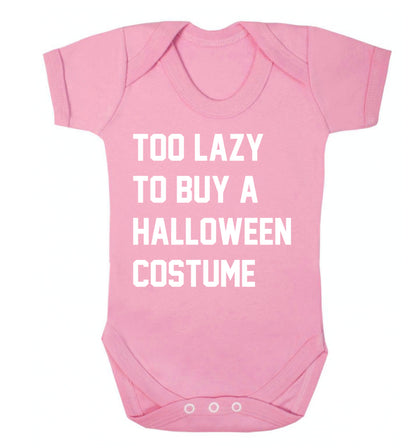 Too lazy to buy a halloween costume Baby Vest pale pink 18-24 months