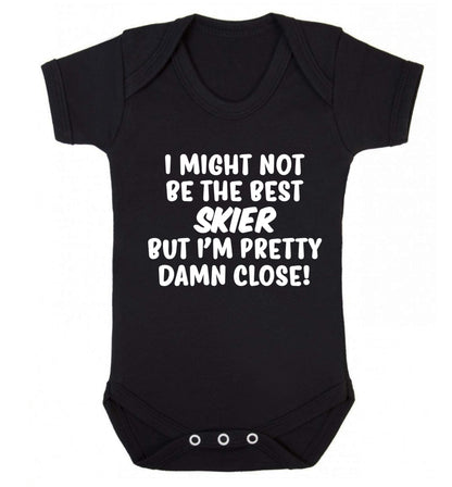 I might not be the best skier but I'm pretty damn close! Baby Vest black 18-24 months