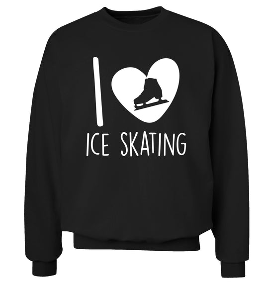 I love ice skating Adult's unisexblack Sweater 2XL