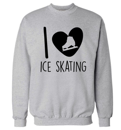 I love ice skating Adult's unisexgrey Sweater 2XL