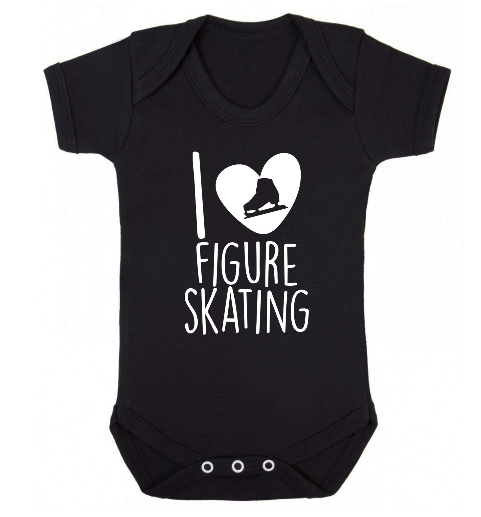 I love figure skating Baby Vest black 18-24 months
