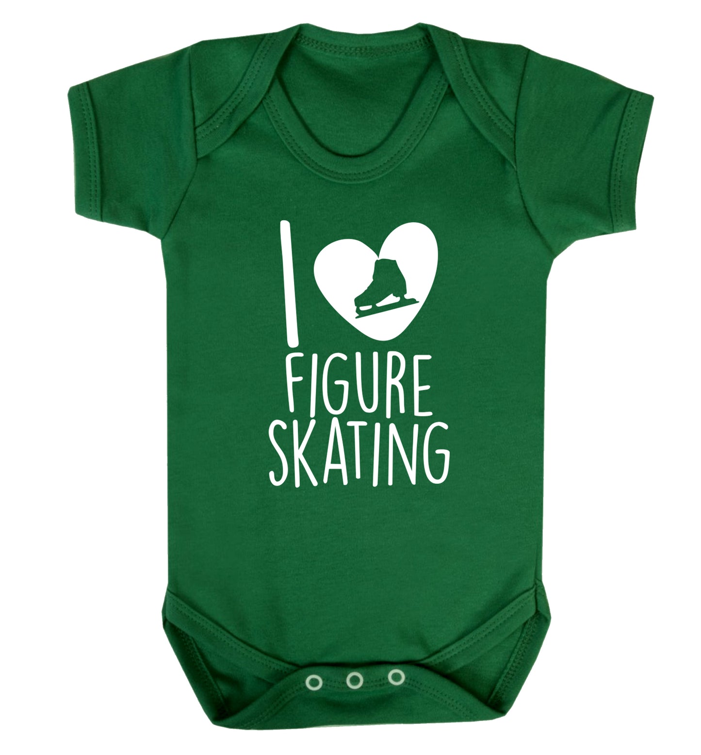 I love figure skating Baby Vest green 18-24 months